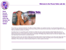Tablet Screenshot of powerverbs.com
